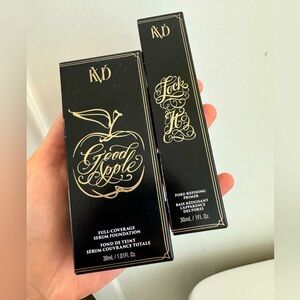 New KVD Beauty Good Apple Foundation and Lock It Primer